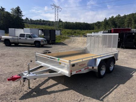New 2027 Triumph 7X12 Aluminum Utility Trailer / 4' Fixed Ramp - 7000GVW