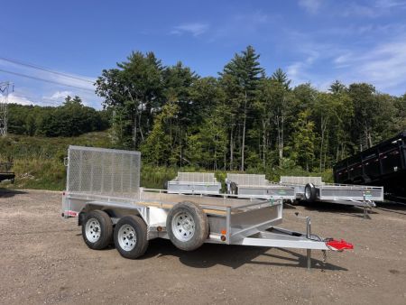 New 2027 Triumph 7X12 Aluminum Utility Trailer / 4' Fixed Ramp - 7000GVW