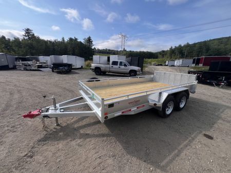 New 2026 Triumph 7X14 Aluminum Utility Trailer/ Bi-Fold Gate - 7000GVW