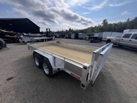 New 2026 Triumph 7X14 Aluminum Utility Trailer/ Bi-Fold Gate - 7000GVW
