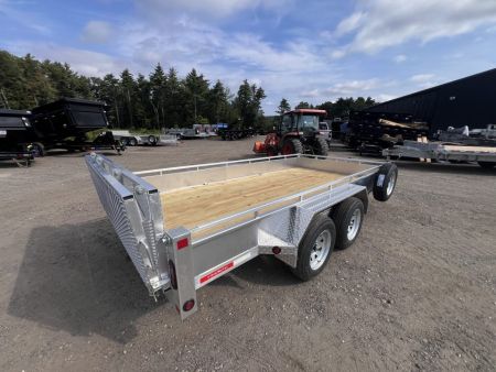 New 2026 Triumph 7X14 Aluminum Utility Trailer/ Bi-Fold Gate - 7000GVW