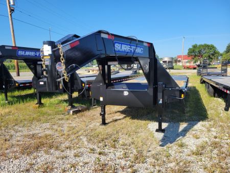 New 2027 Sure-Trac 8.5x20+5 HD Low Profile Deckover Gooseneck