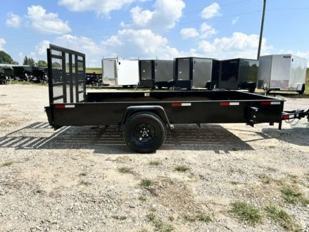 New 2027 H&H Trailers 82X12 SOLID SIDE W/LADDER GATE Utility Trailer