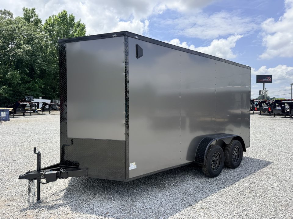 New 2027 Cargo United 7x14 TA (7FT HT) BLACKOUT .80 Polycore Cargo / Enclosed Trailer