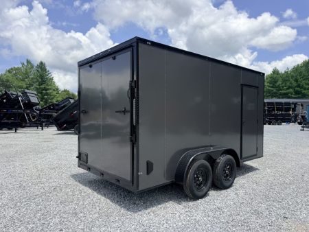 New 2027 Cargo United 7x14 TA (7FT HT) BLACKOUT .80 Polycore Cargo / Enclosed Trailer