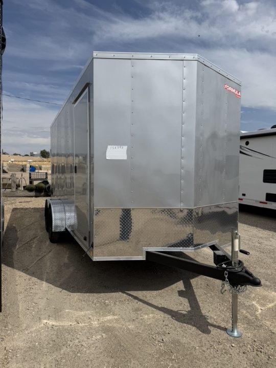 New 2027 Formula Trailers 7X16 TRAVERSE FLAT TOP V-NOSE 7K