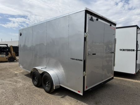 New 2027 Formula Trailers 7X16 TRAVERSE FLAT TOP V-NOSE 7K