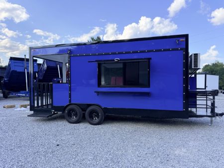 New 2026 Other 8.5X20 BBQ (FULLY EQUIPPED W/FIRE SUPRESSION) CONCESSION TRAILER Concession