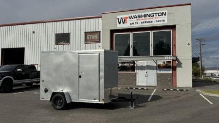 New 2027 Look Trailers 6 x 10 ST DLX Flat Top V-Nose 3K Cargo / Enclosed Trailer
