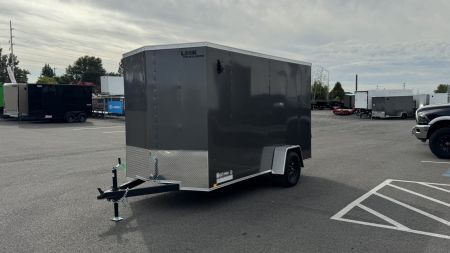 New 2027 Look Trailers 6 x 12 ST DLX Flat Top V-Nose 3K Cargo / Enclosed Trailer