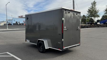 New 2027 Look Trailers 6 x 12 ST DLX Flat Top V-Nose 3K Cargo / Enclosed Trailer
