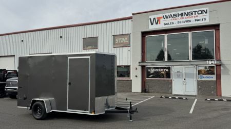 New 2027 Look Trailers 6 x 12 ST DLX Flat Top V-Nose 3K Cargo / Enclosed Trailer