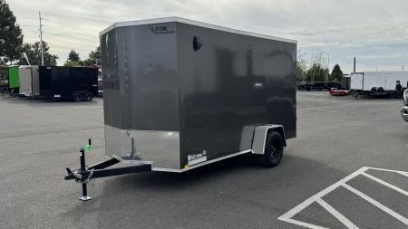 New 2027 Look Trailers 6 x 12 ST DLX Flat Top V-Nose 3K Cargo / Enclosed Trailer