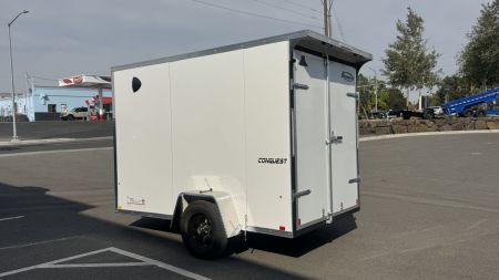 New 2027 Formula Trailers 6 x 10 Conquest SE Flat Top Sloped V-Nose 3K Cargo / Enclosed Trailer