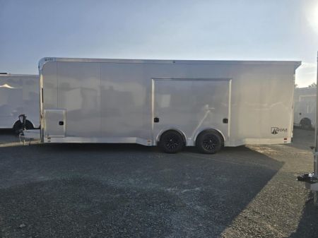 New 2027 ATC 24 FT ROM 550 ALUMINUM ENCLOSED CAR HAULER PREMIUM ESCAPE DOOR 10K GVWR