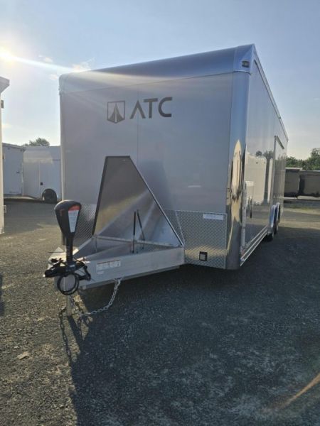 New 2027 ATC 24 FT ROM 550 ALUMINUM ENCLOSED CAR HAULER PREMIUM ESCAPE DOOR 10K GVWR