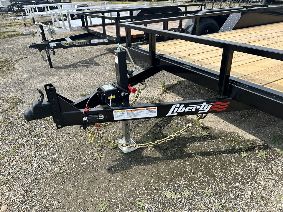 New 2027 Liberty 7 X 14 FT UTILITY TRAILER TUBE RAIL HD SPRING ASSIST RAMP