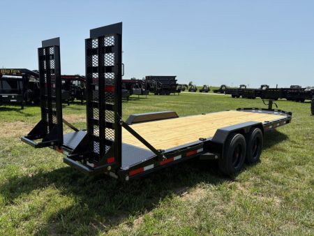 New 2027 MAXX-D 83x22 Tandem 17.5K Equipment Trailer W/ Stand Up Ramps