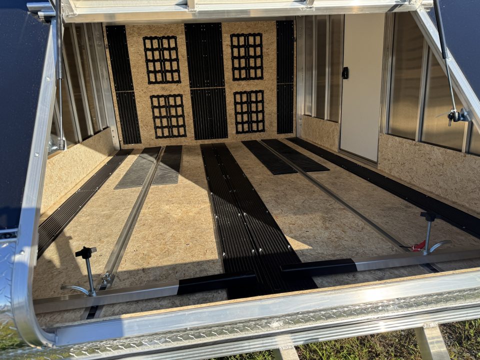 New 2027 Mission MFS 102X12 CROSSOVER Snowmobile Trailer CALIBER PACKAGE OF TRACK MATS AND SKI GUIDES