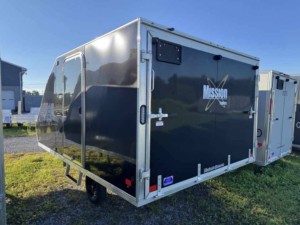 New 2027 Mission MFS 102X12 CROSSOVER Snowmobile Trailer CALIBER PACKAGE OF TRACK MATS AND SKI GUIDES