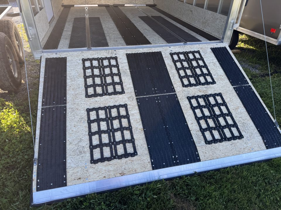 New 2027 Mission MFS 102X12 CROSSOVER Snowmobile Trailer CALIBER PACKAGE OF TRACK MATS AND SKI GUIDES