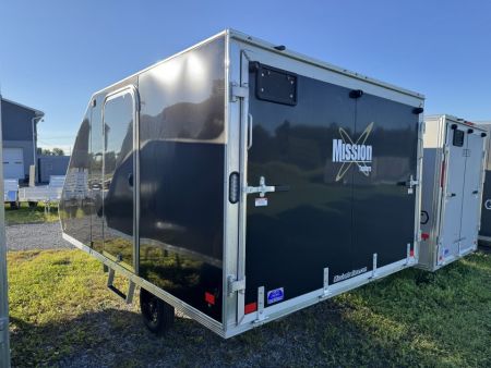 New 2027 Mission MFS 102X12 CROSSOVER Snowmobile Trailer CALIBER PACKAGE OF TRACK MATS AND SKI GUIDES