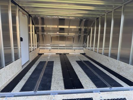 New 2027 Mission MFS 102X12 CROSSOVER Snowmobile Trailer CALIBER PACKAGE OF TRACK MATS AND SKI GUIDES