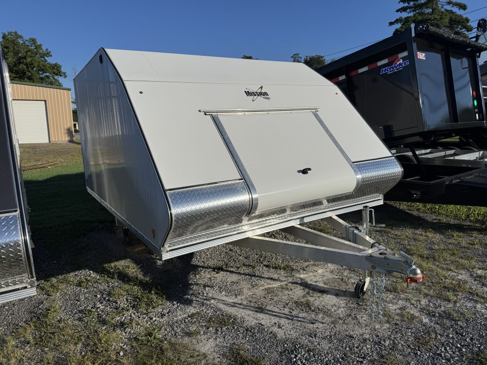 New 2027 Mission MFS 102X12 CROSSOVER Snowmobile Trailer CALIBER PACKAGE OF TRACK MATS AND SKI GUIDES