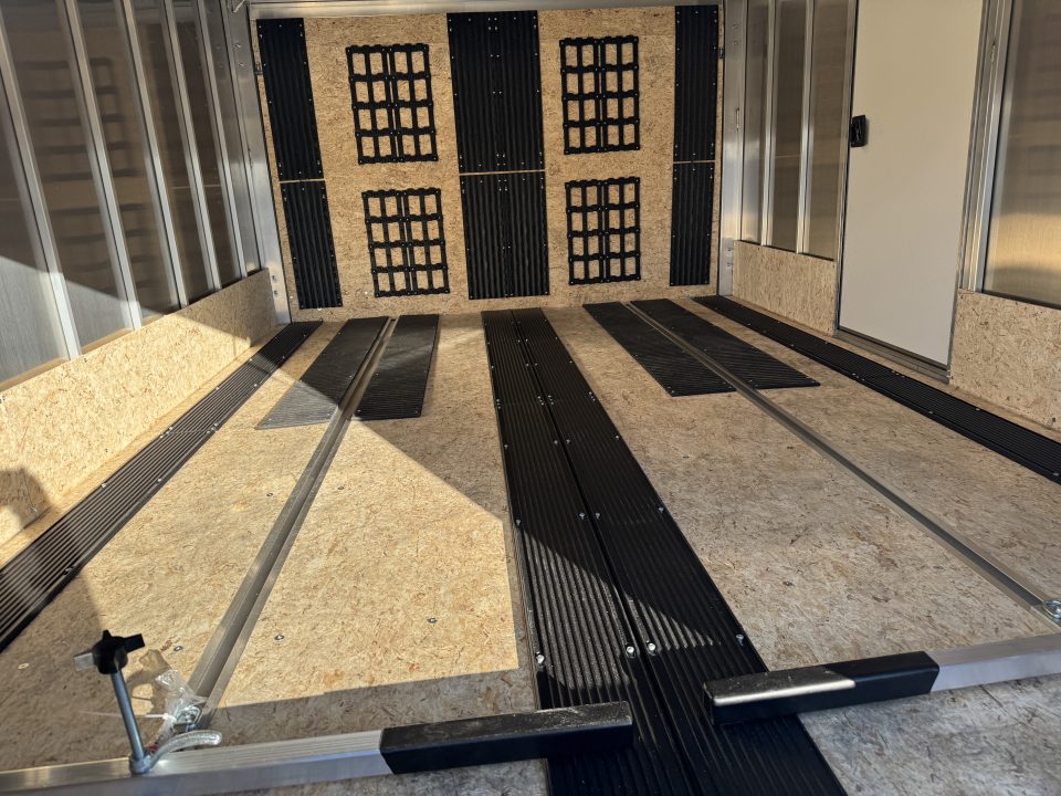 New 2027 Mission MFS 102X12 CROSSOVER Snowmobile Trailer CALIBER PACKAGE OF TRACK MATS AND SKI GUIDES