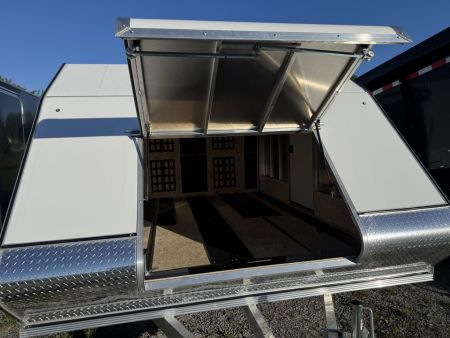 New 2027 Mission MFS 102X12 CROSSOVER Snowmobile Trailer CALIBER PACKAGE OF TRACK MATS AND SKI GUIDES