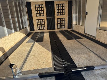 New 2027 Mission MFS 102X12 CROSSOVER Snowmobile Trailer CALIBER PACKAGE OF TRACK MATS AND SKI GUIDES