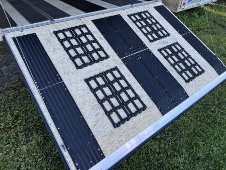 New 2027 Mission MFS 102X12 CROSSOVER Snowmobile Trailer CALIBER PACKAGE OF TRACK MATS AND SKI GUIDES
