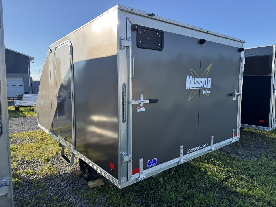 New 2027 Mission MFS 102X12 CROSSOVER Snowmobile Trailer CALIBER PACKAGE OF TRACK MATS AND SKI GUIDES