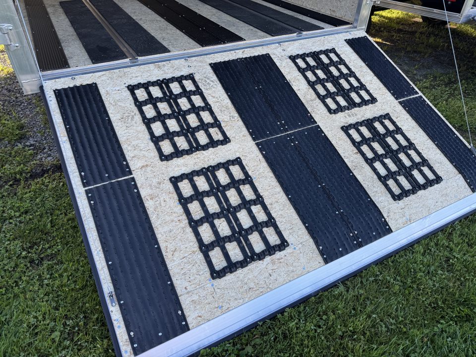 New 2027 Mission MFS 102X12 CROSSOVER Snowmobile Trailer CALIBER PACKAGE OF TRACK MATS AND SKI GUIDES