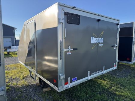 New 2027 Mission MFS 102X12 CROSSOVER Snowmobile Trailer CALIBER PACKAGE OF TRACK MATS AND SKI GUIDES