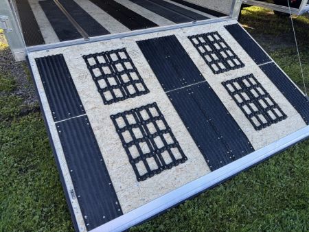 New 2027 Mission MFS 102X12 CROSSOVER Snowmobile Trailer CALIBER PACKAGE OF TRACK MATS AND SKI GUIDES