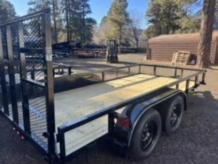 New 2026 Top Hat Trailers 77X16 LDT Flatbed Utility Trailer Utility Trailer