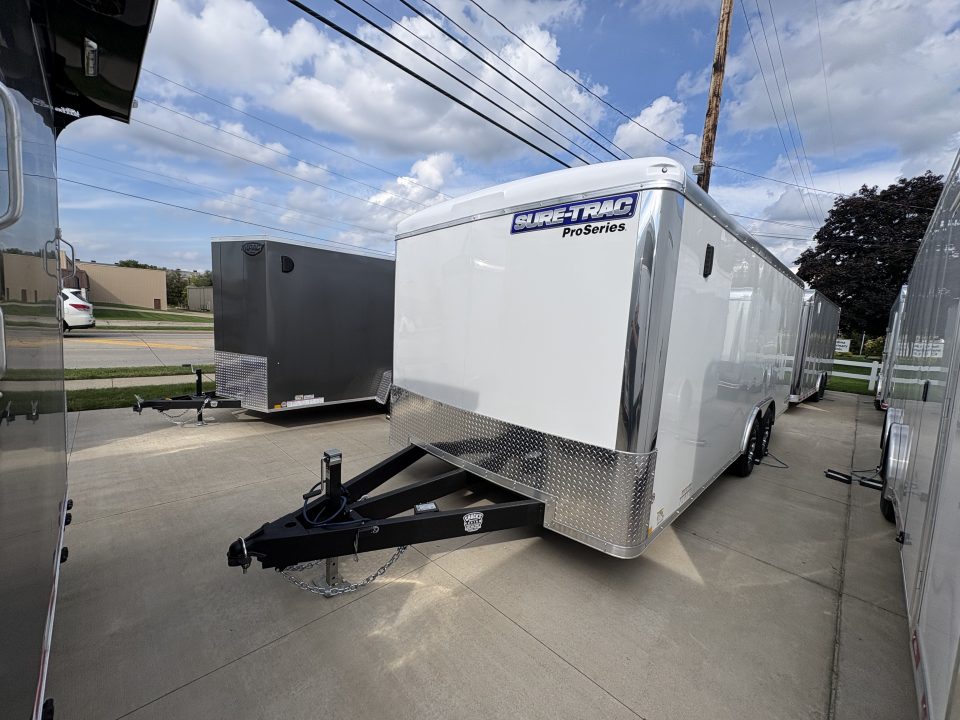New 2027 Sure-Trac 8.5X20 PRO SERIES ROUND TOP CAR HAULER PACKAGE Cargo / Enclosed Trailer