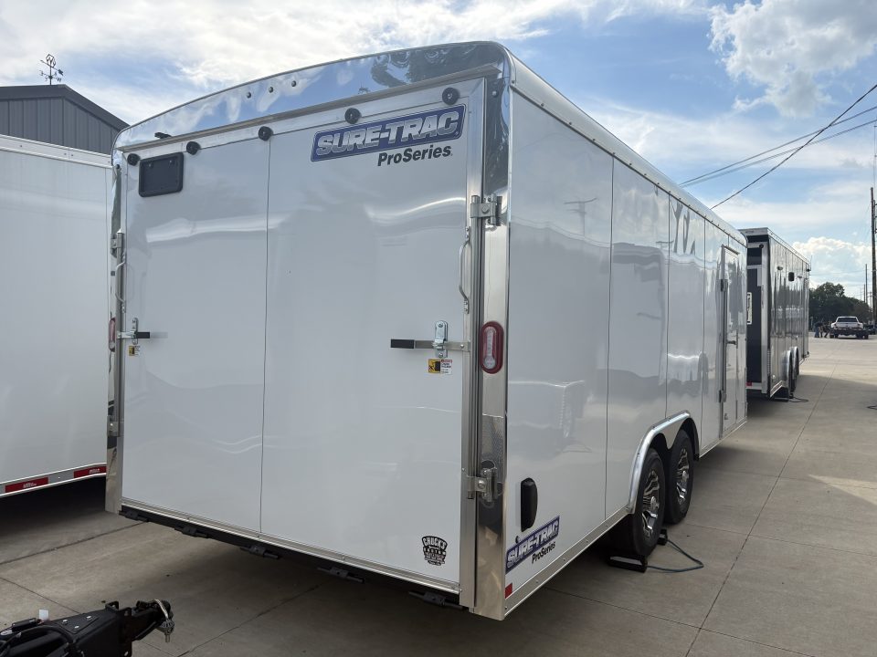 New 2027 Sure-Trac 8.5X20 PRO SERIES ROUND TOP CAR HAULER PACKAGE Cargo / Enclosed Trailer