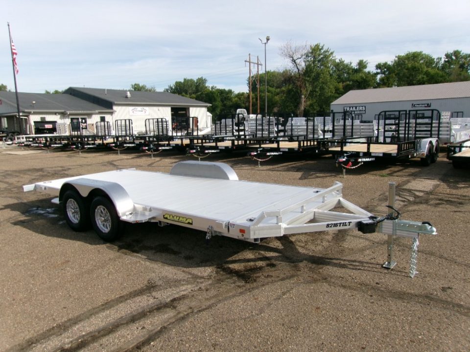 New 2027 Aluma 8216TILT-TA-EL-RTD Car Hauler