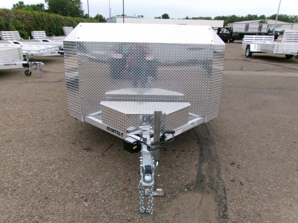 New 2027 Aluma 8218ANV-TILT-TA-EL-RTD Car Hauler