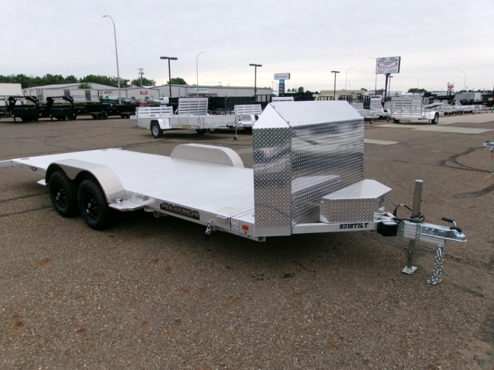 New 2027 Aluma 8218ANV-TILT-TA-EL-RTD Car Hauler