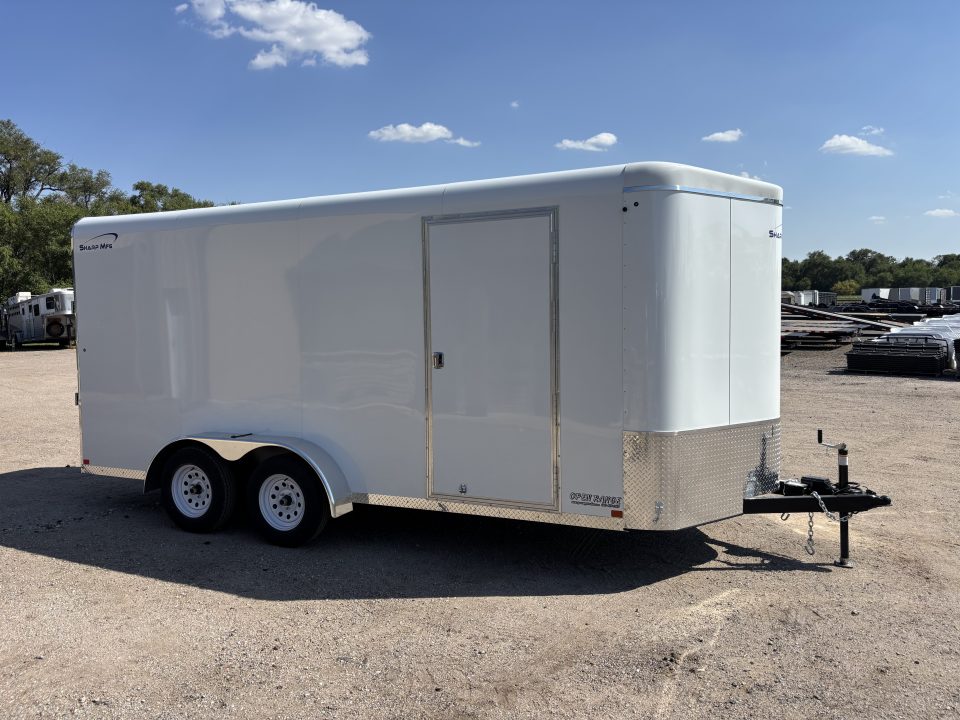 New 2027 Sharp Manufacturing 7X16 Cargo / Enclosed Trailer