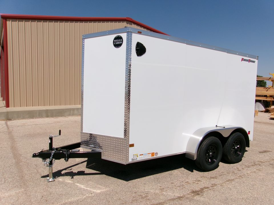 New 2027 Wells Cargo 6x12x6.5 Cargo w/ ramp & SCREWLESS .080 Panels