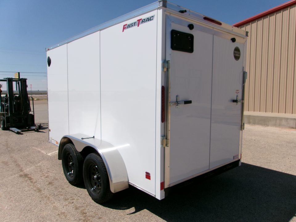 New 2027 Wells Cargo 6x12x6.5 Cargo w/ ramp & SCREWLESS .080 Panels