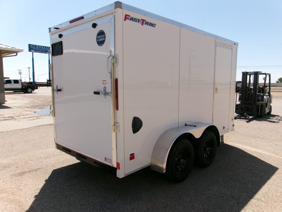 New 2027 Wells Cargo 6x12x6.5 Cargo w/ ramp & SCREWLESS .080 Panels
