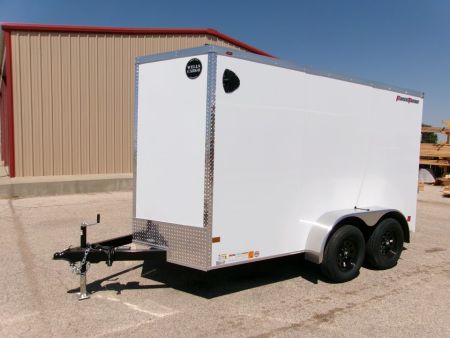 New 2027 Wells Cargo 6x12x6.5 Cargo w/ ramp & SCREWLESS .080 Panels