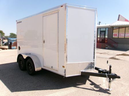 New 2027 Wells Cargo 6x12x6.5 Cargo w/ ramp & SCREWLESS .080 Panels