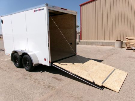 New 2027 Wells Cargo 6x12x6.5 Cargo w/ ramp & SCREWLESS .080 Panels