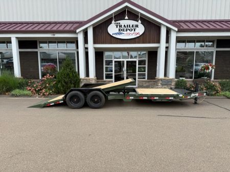 New Liberty 6'11" x 22' Split Deck I-Beam Tilt Trailer 17.5K